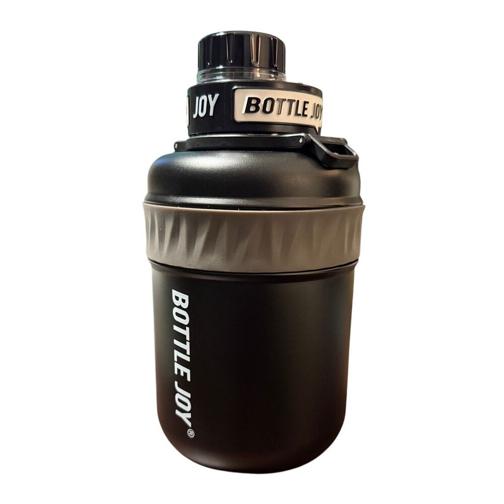 Bottle Joy D15 1.5L Insulated Stainless Steel Water Bottle Straps New